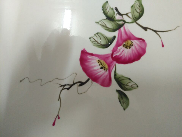 果色丹青独具酱心果酱画